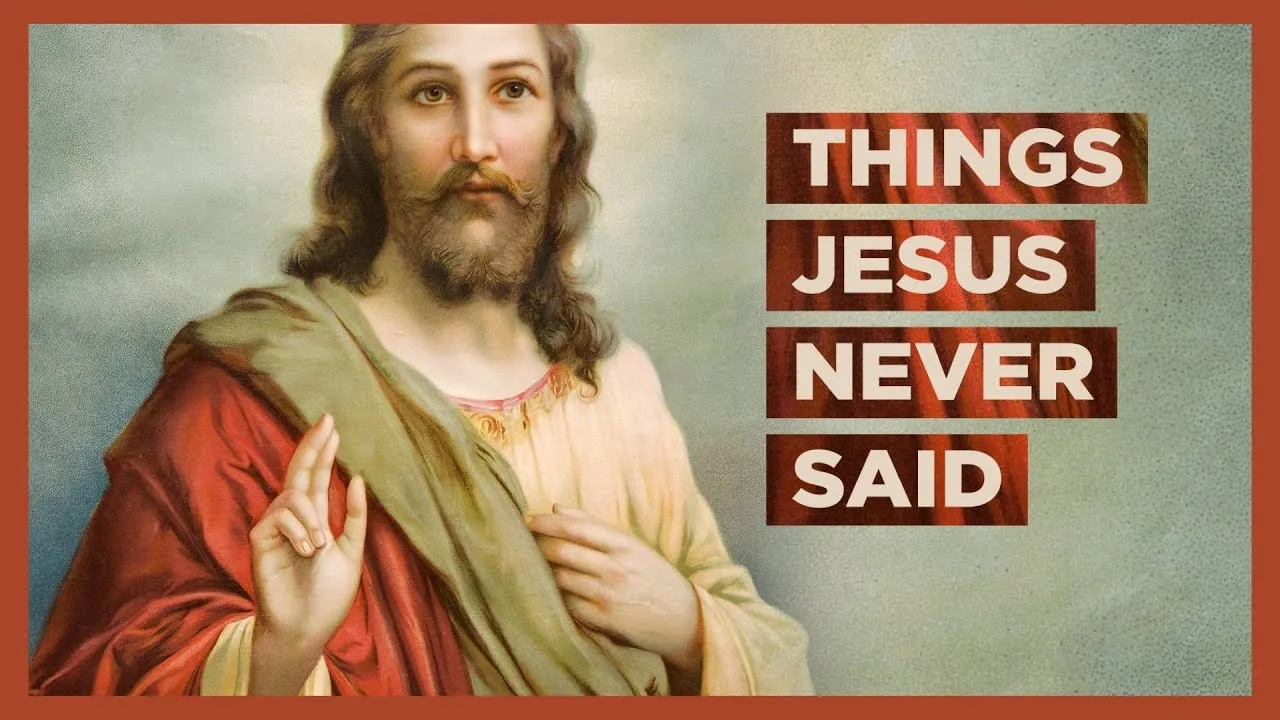 Things Jesus Never Said series graphic